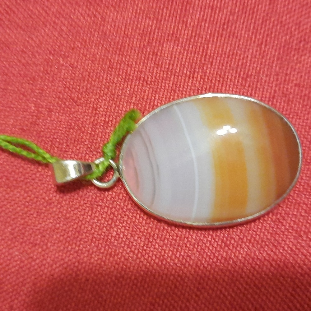 BOTSWANIA LACE…NEW  Sterling silver. Botswana lace agate